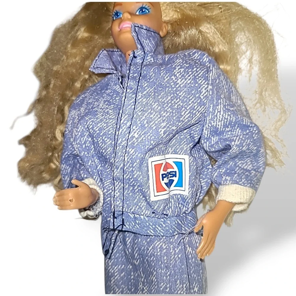Vintage Barbie Pepsi Spirit Outfit Jacket Skirt 1989‎ Mattel 4869 No Accessories